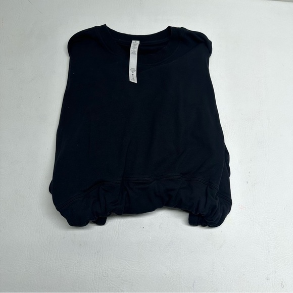 Lululemon Bound to Bliss pullover sweater shirt XS/S cropped wrap black - Picture 8 of 8